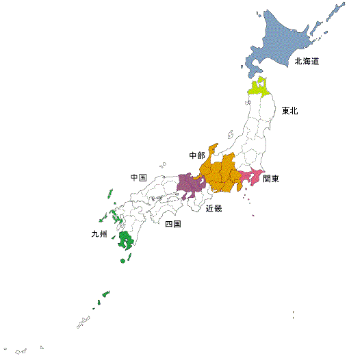 日本地図